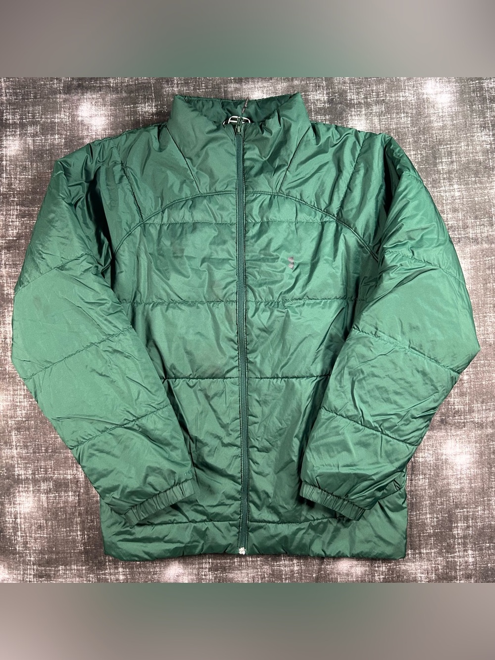 Under Armour Storm Insulated Jacket Mens XL Marine Green Puffer Quilted Full Zip
